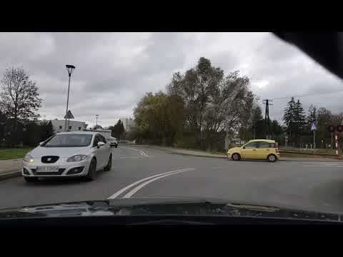"Chair" intersection in Krosno.
