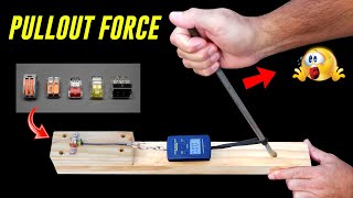 5 Electrical Wire Connector Pullout Force Tests! (Best Performer?)
