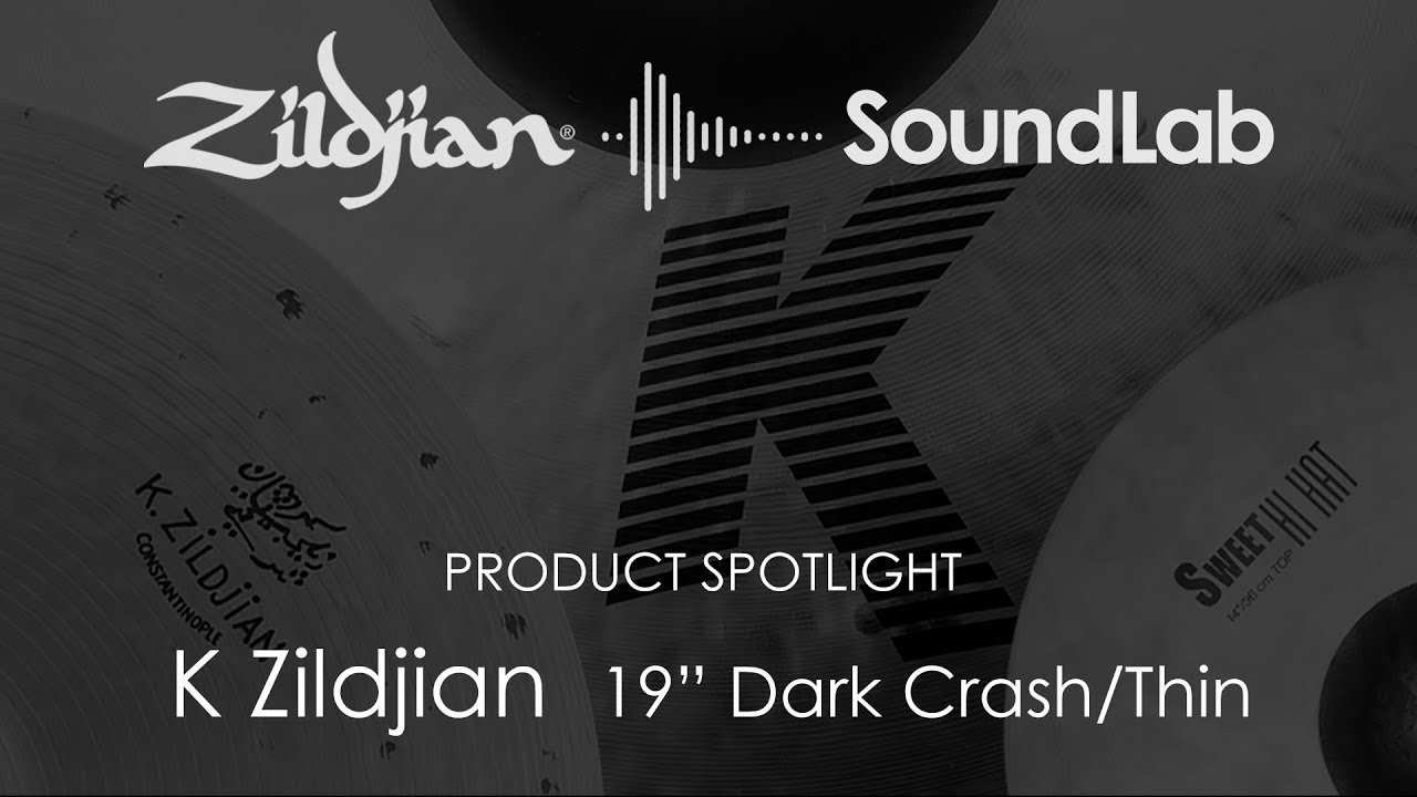 Zildjian K Series 19" Dark Thin Crash