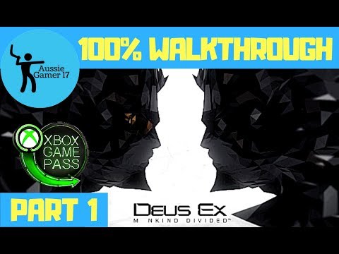 Deus Ex: Mankind Divided 100% Walkthrough Part 1 - Black Market Buy GHOST