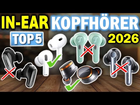 Die besten IN-EAR-KOPFHÖRER 2026 | Top 5 In-Ear Kopfhörer aus 5 Preisklassen