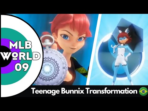 Miraculous | 🐰 Teenage Bunnix - Transformation 🔆 | Brazilian Portuguese Dub | S5 | MLB World09