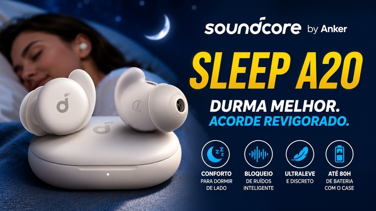 Miniatura da avaliação em vídeo de Fone para Dormir Bluetooth Anker Soundcore Sleep A30