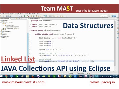Linked List Example In Java Using Eclipse Team Mast