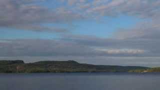 Wide Awake for a Meteor Shower. Lake Duborne, Canada