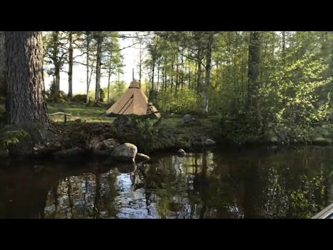 Canoe camping with a Tentipi and a GStove