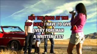 Billy Can&#39;t Read in the Style of &quot;Paul Overstreet&quot; with lyrics (no lead vocal)