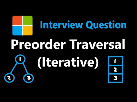 Binary Tree Preorder Traversal Leetcode 144 Leetcode Python Coding Programming Shorts