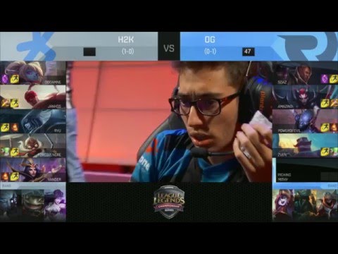 H2K Gaming vs Origen S6 EU LCS Spring 2016   H2K vs OG G1 W1D2