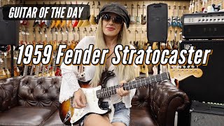Video thumbnail for Guitar of the Day: 1959 Fender Stratocaster with Orianthi by Normans Rare Guitars