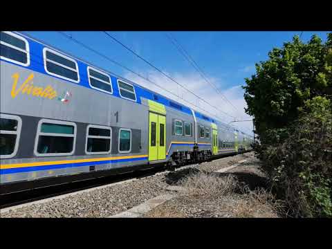 IL SALUTO DEL REGIONALE VIVALTO IN TRANSITO A SECUGNAGO (LODI) MART. 40 - 4 - 2019