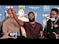 TYRON WOODLEY & JAKE PAUL ALMOST BRAWL AFTER TEAM DISSES MAMMA WOODLEY AFTER FACE OFF!