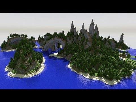 Exploring MineCraft 1.6 SnapShot: Mountain Forest Biomes