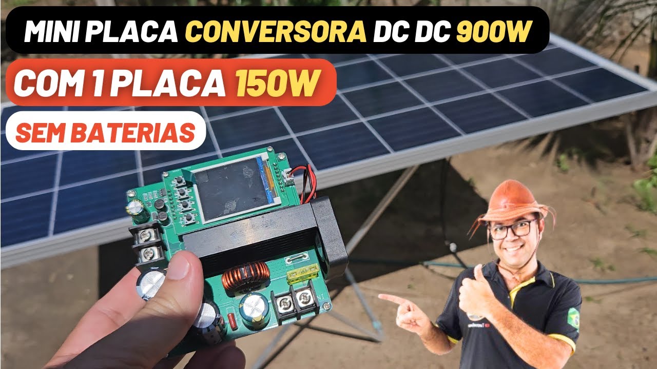☀️A Incrível PLACA INVERSORA que Funciona Sem Baterias diretona placa