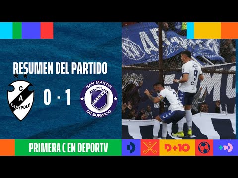 Claypole 0 -1 San Martín (Burzaco) - RESUMEN Y GOLES - Fecha 27  - Primera C 2023