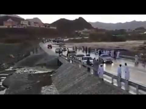 Flash flood in Oman.