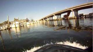 preview picture of video 'Riding down Shark River Inlet and Belmar, NJ'