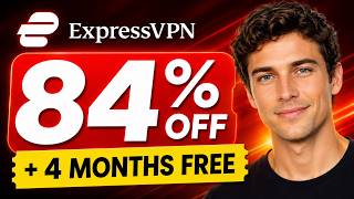 ExpressVPN Coupon Code 2026 | Get 84% OFF + 4 FREE Months Today!