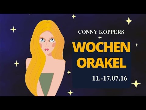 Weekly oracle from July 11th to 17th, 2016 - Conny Koppers
