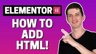 How To Add HTML Code To Elementor