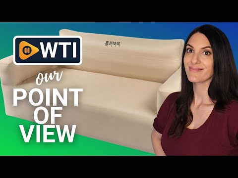 Inflatable Couch for Camping Inflatable Sofa with 120V Electric Air Pump -1000D Oxford -3-Layer Design -880lb Weight Capacity Camping Accessories (Double) Full - WTI product video review