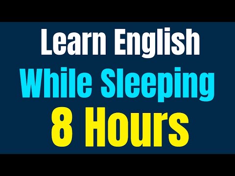 Improve Vocabulary ★ Learn English While Sleeping 8 Hours ★ English Listening Practice ✔