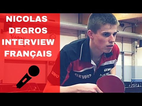 Nicolas DEGROS INTERVIEW (Français) : 16 Ans - B0 - Super Division - GEWO
