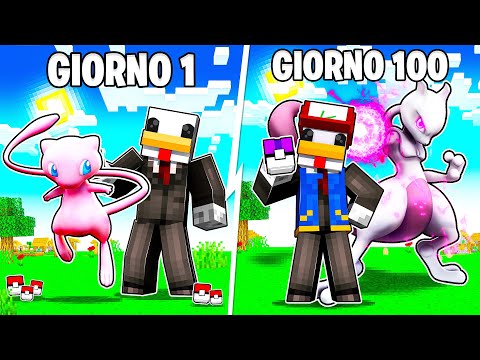 100 GIORNI IN UN MONDO POKEMON SU MINECRAFT