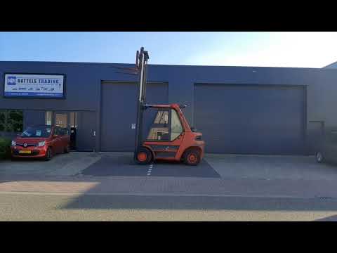 Linde H60D-03, Year 2004, 2 Stage Mast.