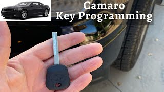 How To Program A Chevy Camaro Key 2010 - 2016 DIY Chevrolet Transponder Ignition
