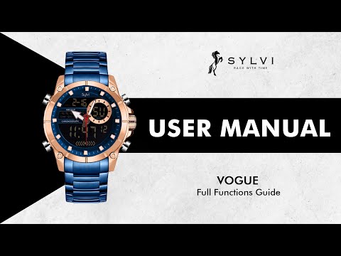 SYLVI Vogue  User Manual ⌚ | How To Use Vogue Watch Guide✔️ | Watch Functions #UserGuide