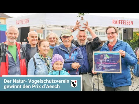 Der Prix d'Aesch geht an den Natur- und Vogelschutzverein Aesch-Pfeffingen - Birsstadt-TV Aesch