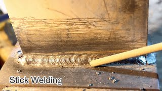 why no welders talk about this Simple 1G Stick Welding Technique