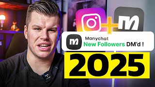How To DM New Followers On Instagram | Manychat Update 2025
