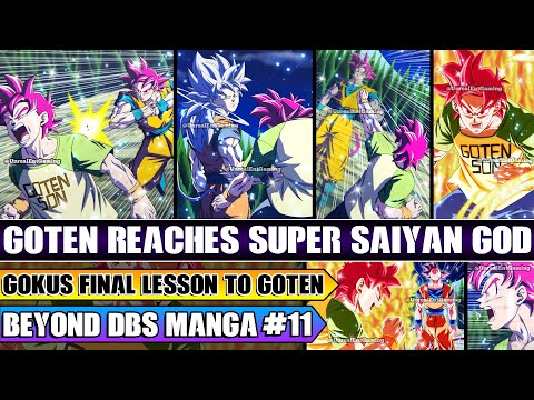 Beyond Dragon Ball Super The Birth Of A NEW Power! Super Saiyan God Goten Vs Super Saiyan God Goku