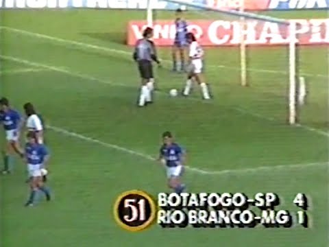 Botafogo/SP 4 x 1 Rio Branco de Andradas | Série B 1991