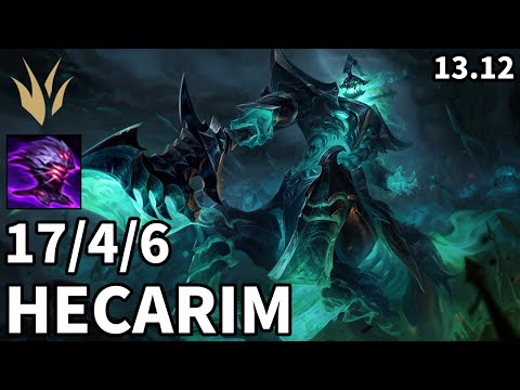 Hecarim Jungle vs Amumu - EUW Master | Patch 13.12