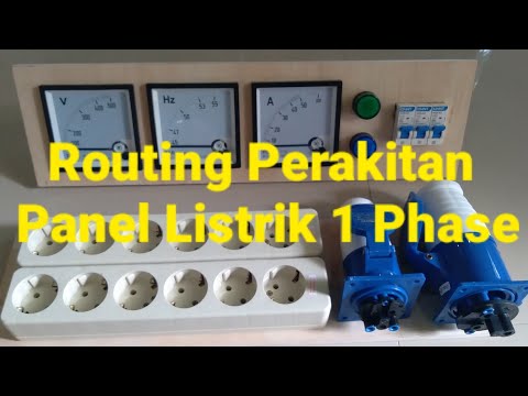 Tutorial Pembuatan Panel Listrik 1 Phase Permintaan Mas Anwar dari Banjarnegara.