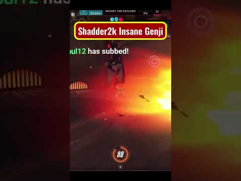 Overwatch 2 shadder2k insane😲 genji  #overwatch  #overwatch2  #shorts