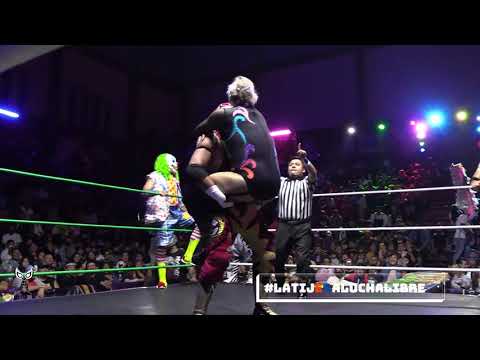 Triangular de tríos: Psychos Circus Vs Las Shotas Vs Los del Rancho en la Arena Neza