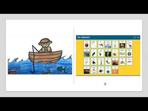 Using an alphabet sound chart to write