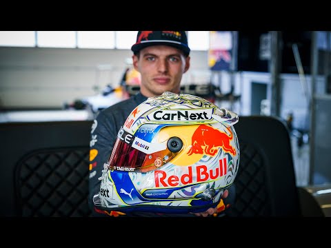 Max Verstappen auctions off his original Austrian GP helmet for charity