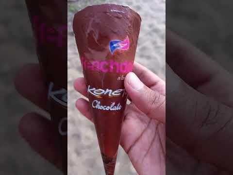FRENCH DAIRY CONE ICECREAM "KONETOP" CHOCOLATE CONE ICECREAM #frenchdiary #icecreamcone