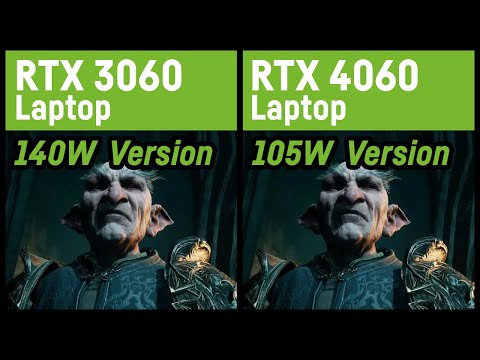 RTX 3060 (140W) vs RTX 4060 (105W) Laptop/Notebook