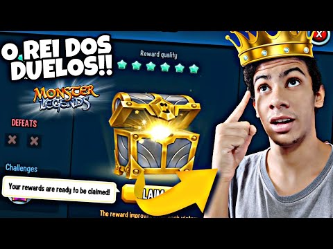 NINGUÉM ENTENDEU NADA!! INVICTO NOS GRANDES DUELOS !! O NOVO REI DOS DUELOS AO VIVO Monster Legends