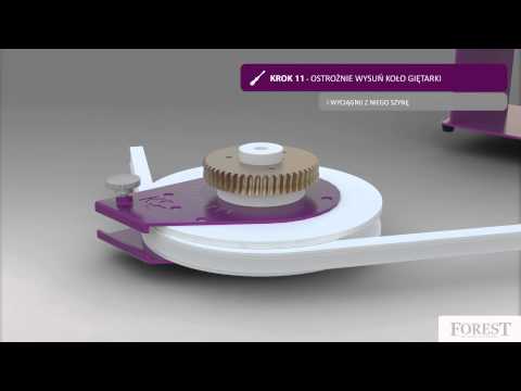 Gięcie szyn KS   Forest Klick System