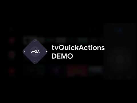 tvQuickActions Pro Video