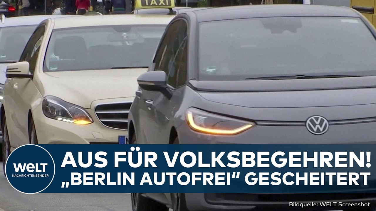 BERLIN: Aus für Volksbegehren! Zu wenig Unterschriften für "Berlin autofrei" und "Berlin werbefrei"