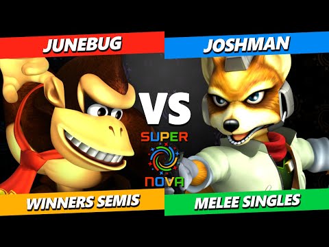 Supernova 2024 Winners Semis - Junebug (Donkey Kong) Vs. Joshman (Fox) Smash Melee Tournament