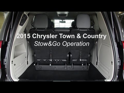 2015 Chrysler Town and Country Stow and Go Operation